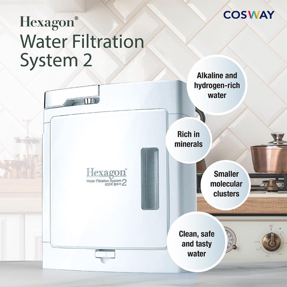 Cosway Hexagon Alkaline Hydrogen Water Filteration System hotsell