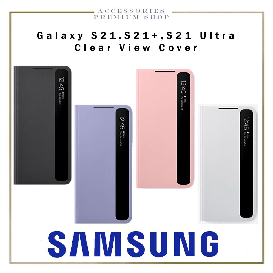 Smart Clear View Cover para Galaxy S21 FE 5G