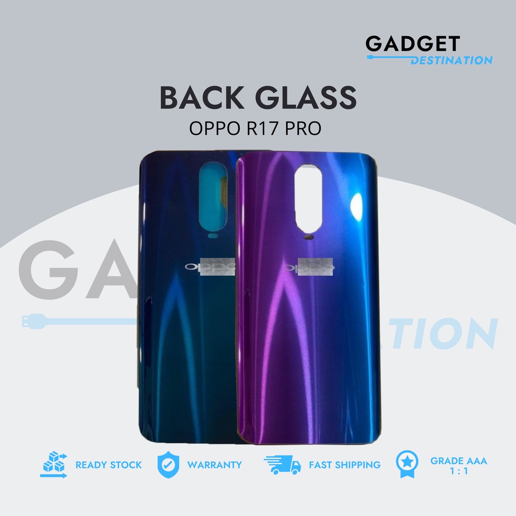 GADGET DESTINATION R17 PRO BATTERY COVER, BACK GLASS HOUSING [ READY ...