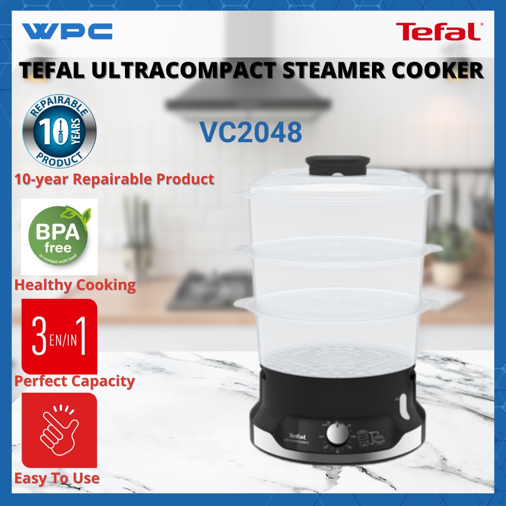 TEFAL STEAMER ELECTRICAL FOOD COOKER BPA Free (VC2048