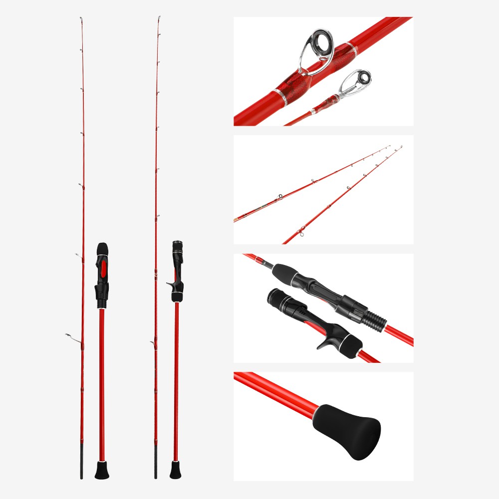 light jigging fishing rod 5'6 6' 6'6 jigging rod PE0.8-1.5 casting and  spinning type fishing rod boat rod