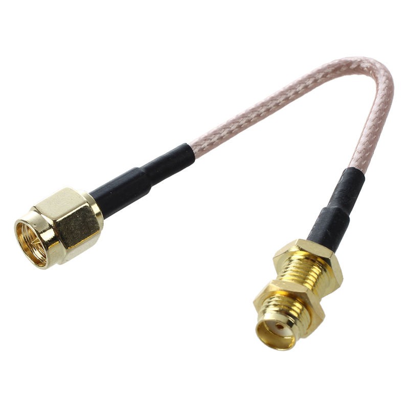 SMA Female to Male Coaxial Cable Antenna Adapter 11cm Shopee Malaysia