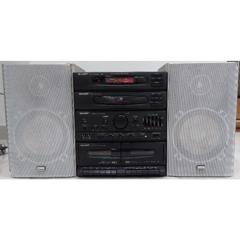 Sharp mini component system cd-k375 (used) | Shopee Malaysia