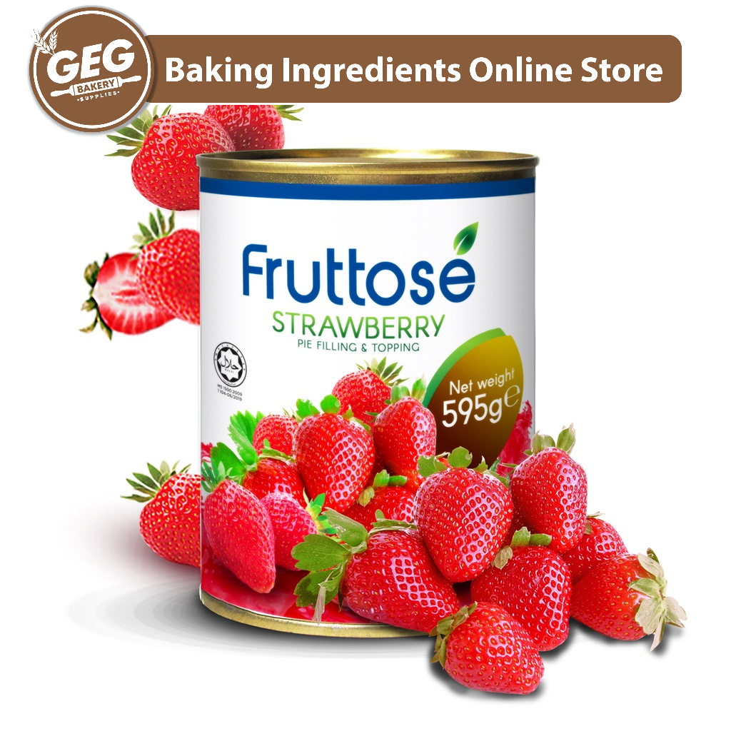 Fruttose Strawberry Pie Filling & Topping 595g Shopee Malaysia
