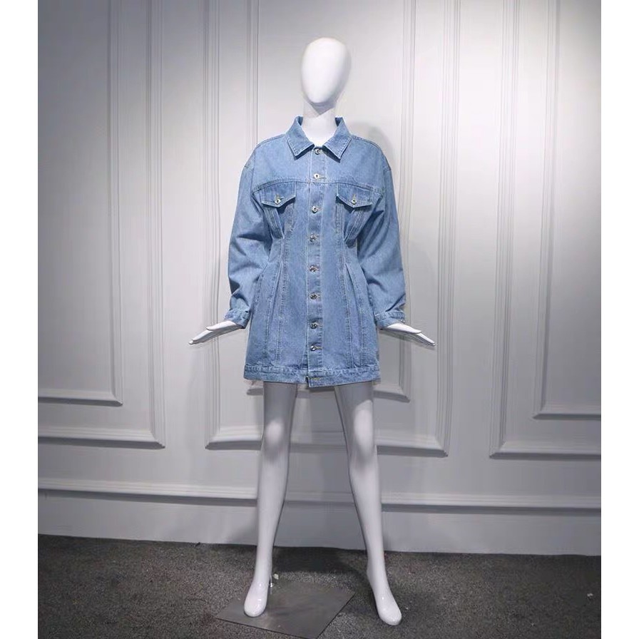 white christmas dresses I Need You Denim Midi Dress main image 0