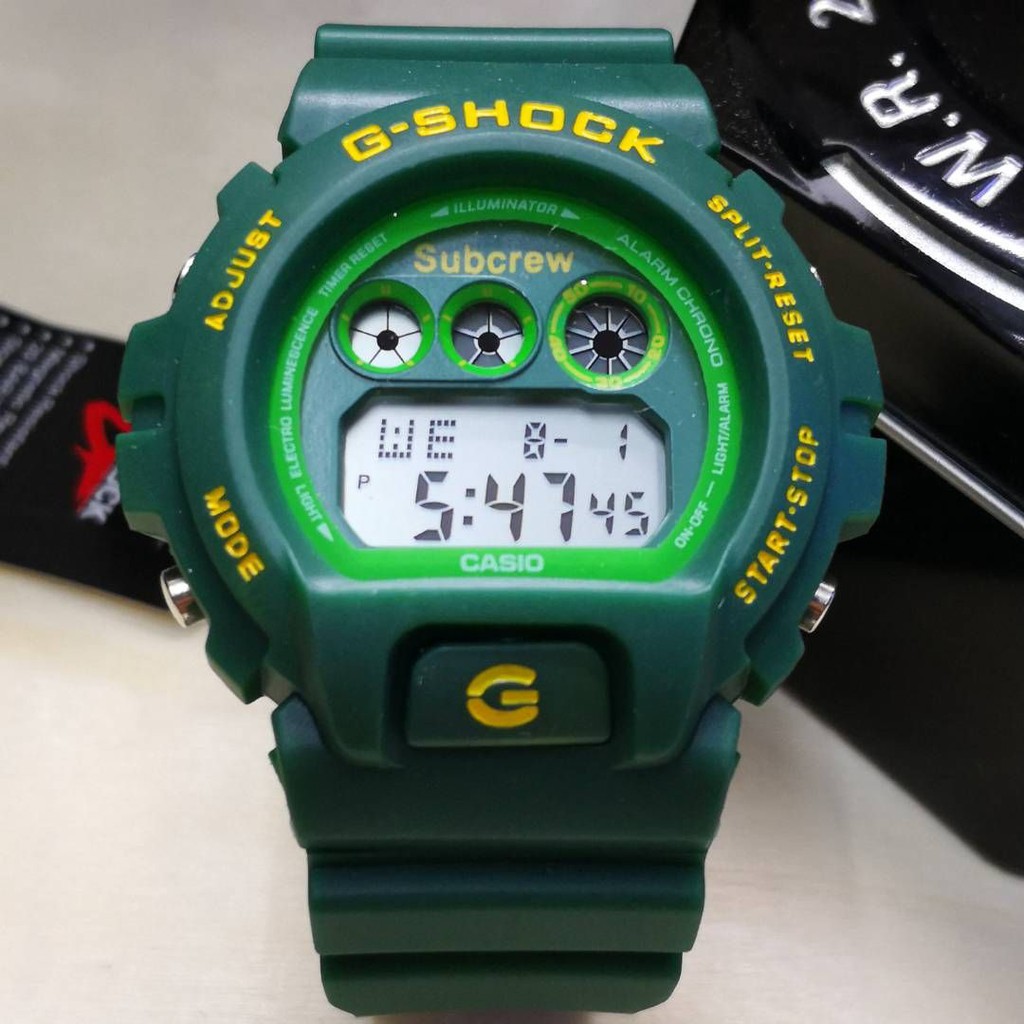 G shock dw6900 on sale green