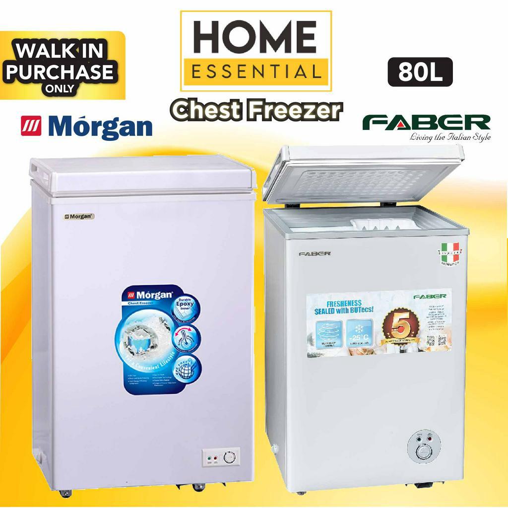 Faber 80L Chest Freezer FZ FREDDO 95 | Morgan MCF-0958L with Coated ...