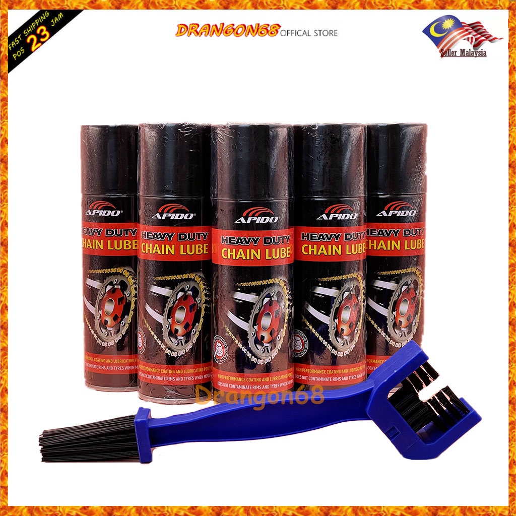 APIDO HEAVY DUTY CHAIN LUBE / CHAIN BRUSH READY STOCK Shopee Malaysia