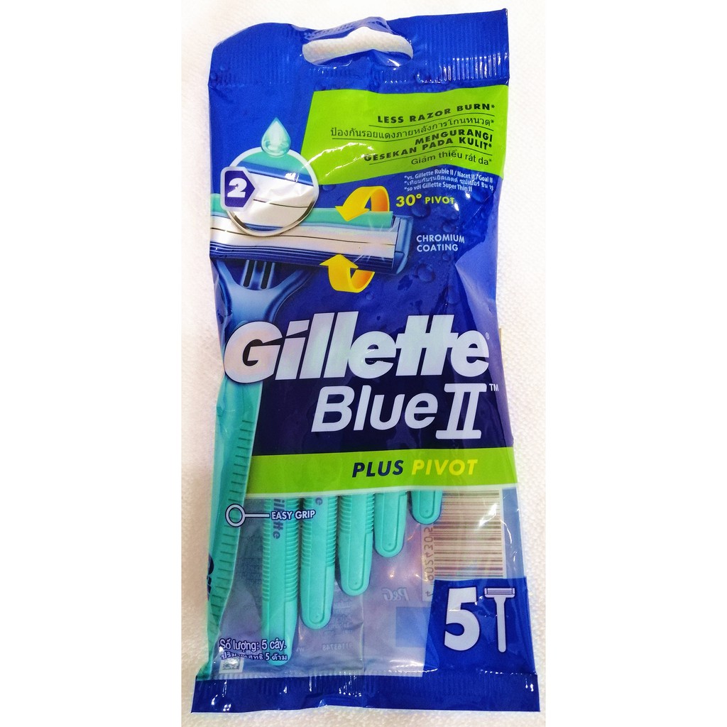 Gillette Disposable Blue II Plus Pivot | Shopee Malaysia