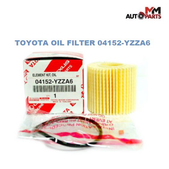 TOYOTA ORIGINAL OIL FILTER 04152-YZZA6 ORIGINAL WISH ZGE20 ALTIS (2009 ...