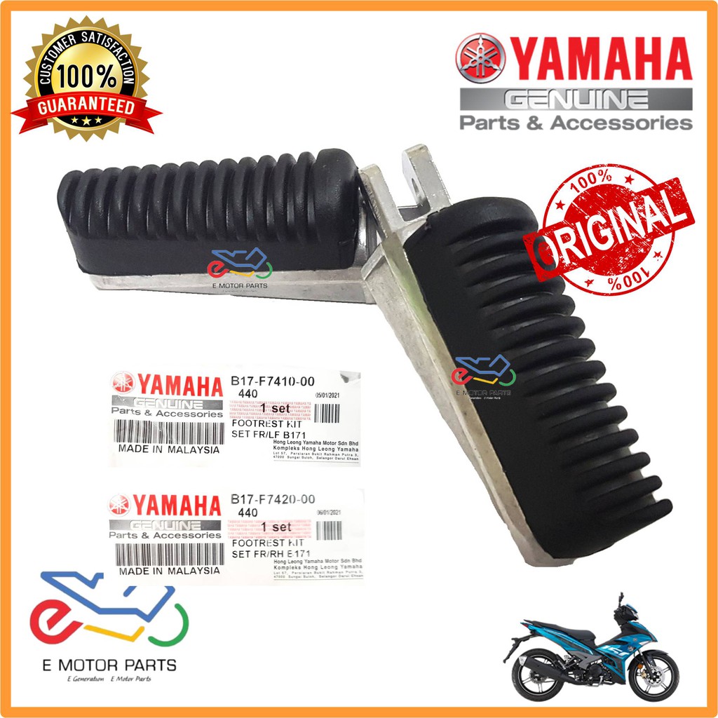Y15 FOOTREST Y15 FRONT FOOTREST Y15Z Y15ZR YSUKU FRONT STEP BAR PIJAK KAKI DEPEAN [100 ORIGINAL