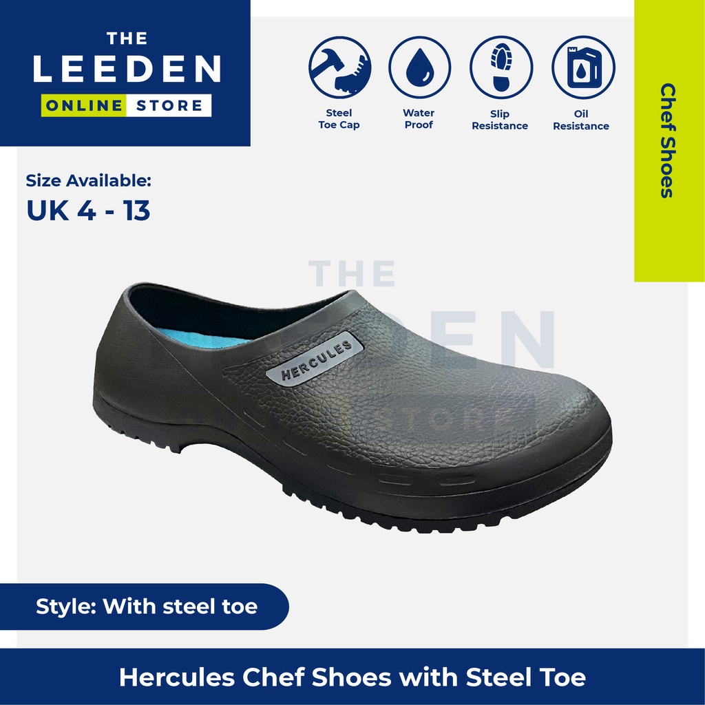 Steel toe 2024 chef shoes