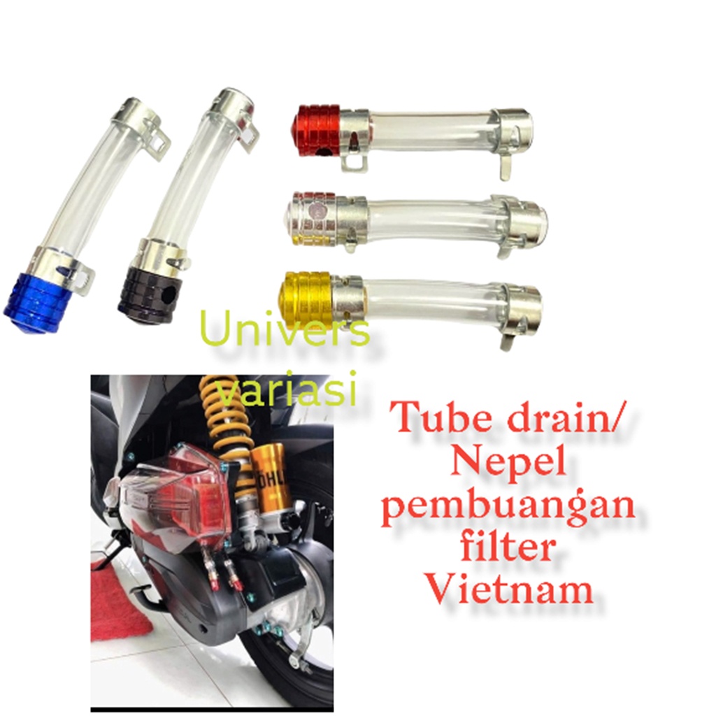 MERAH HITAM Tube DRAIN Hose FILTER CNC TUBE DRAIN Hose Air FILTER