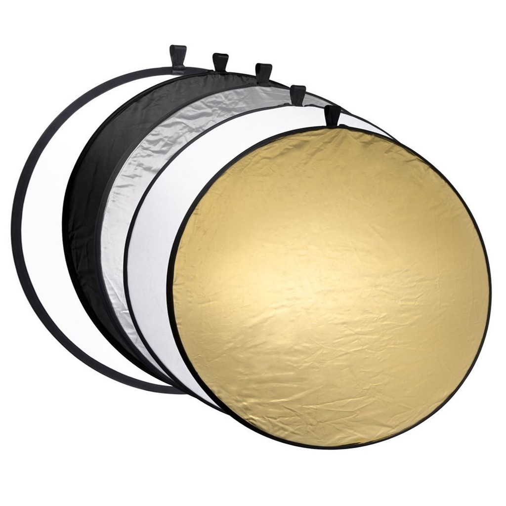 5 in 1 Collapsible Round 60cm Camera Lighting Photo Disc Reflector ...
