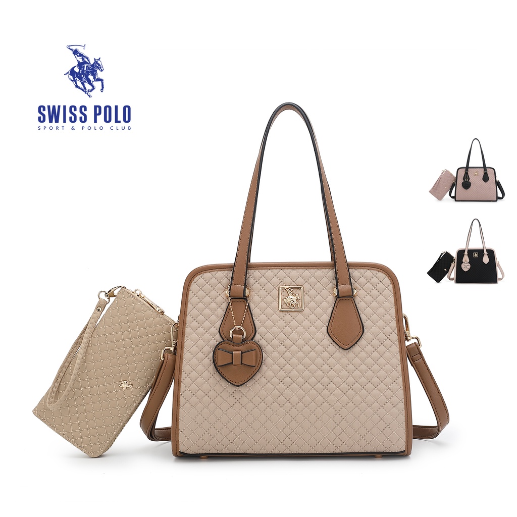 SWISS POLO 2 In 1 Ladies Top Handle Sling Bag Purse Multi Colour HHN 3979 Shopee Malaysia