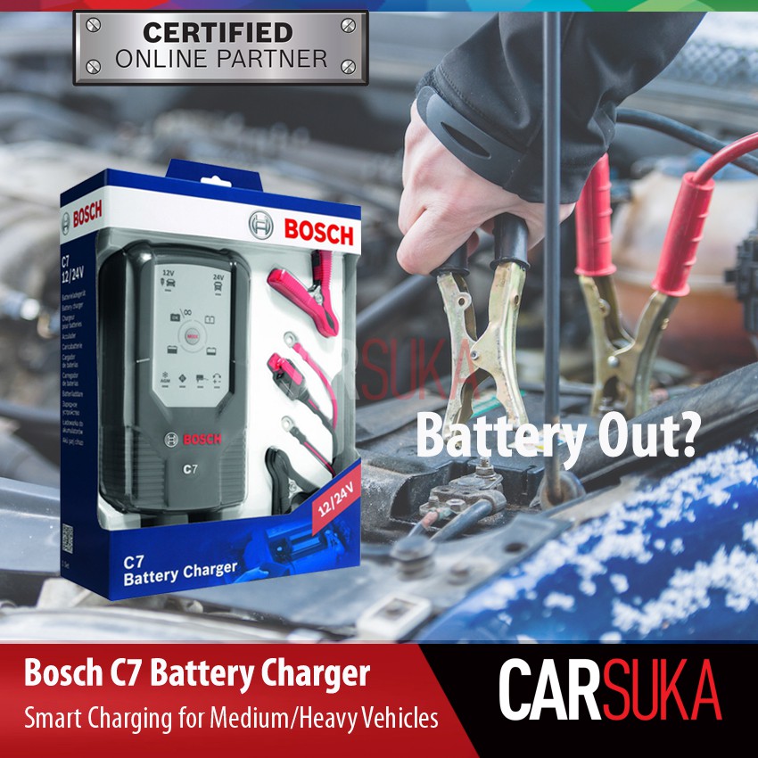 BOSCH BATTERY CHARGER C7 12V/24V