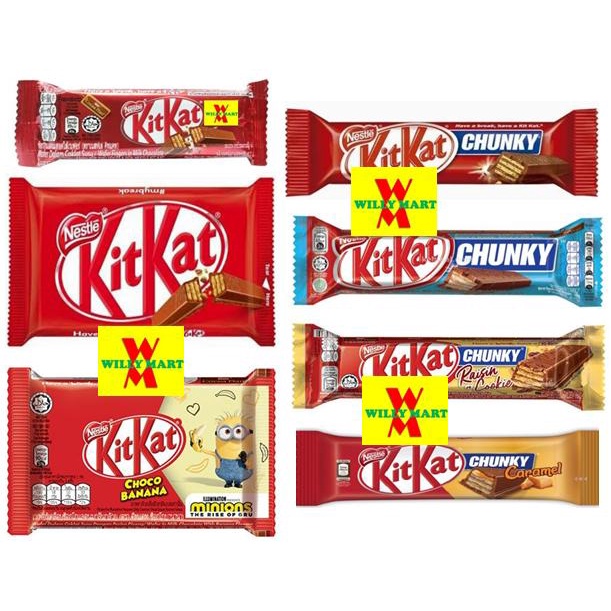 Chocolate Coklat Assorted Nestle KITKAT KitKat 2F/ 4F/ Chocobanana ...