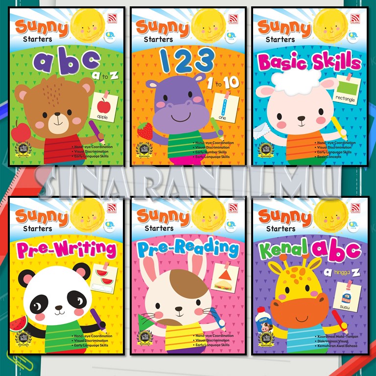 Buku Latihan PraSekolah:2022💖 Buku Latihan PraSekolah: Sunny Starters ...