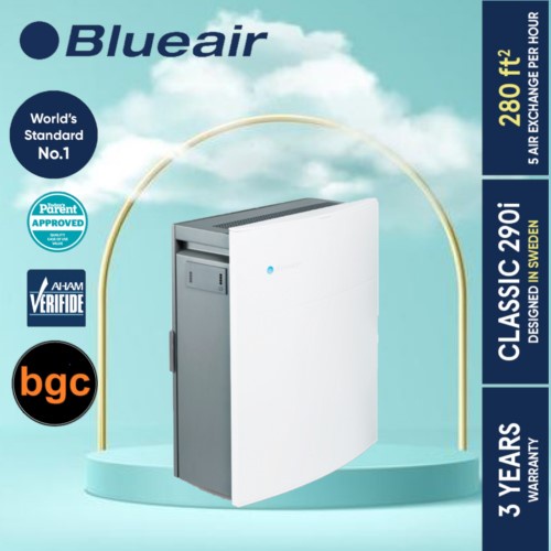 Blueair Air Purifier Classic 290i with DualProtection Filter For