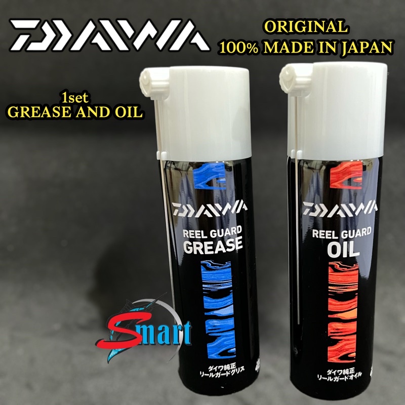 Original 100% MADE In Japan Daiwa Oil Reel Guard Spray Oiler Grease Fishing  Spinning Casting Reels Maintenance 1set