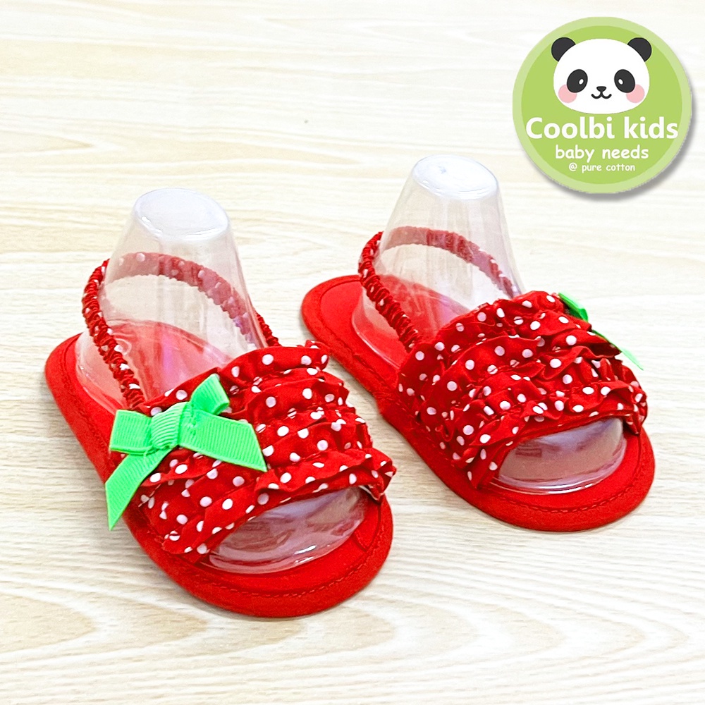 Coolbi Kids Baby Red Sandals Limited Shoes for Baby Open Toe Sandals