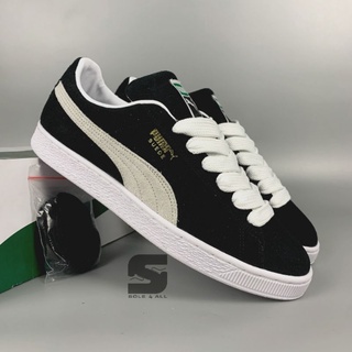 Puma classic clearance black and white