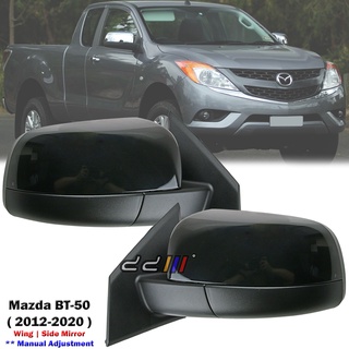 Front Chrome Electric Side Mirror w/Light 5P For Mazda BT-50 BT50