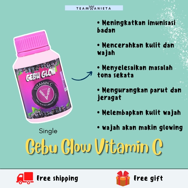 GEBU GLOW VITAMIN C 🍓🍇 | Shopee Malaysia