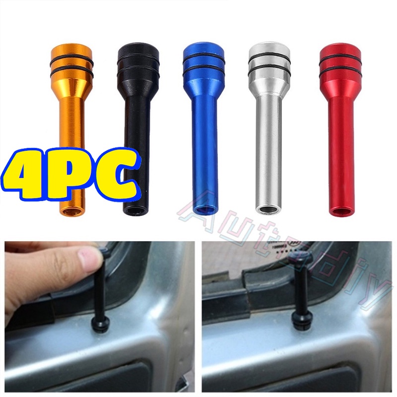 5 Colors Aluminum Alloy Auto Car Security Door Lock Pins Universal Car ...