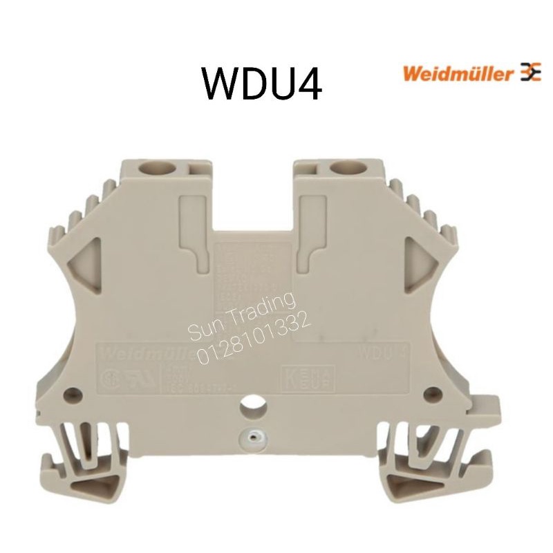 WDU4 Weidmuller Terminal Block Screw Connection Shopee Malaysia