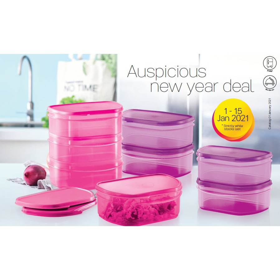 Tupperware Stack Em All 650ml 4pcs | Shopee Malaysia