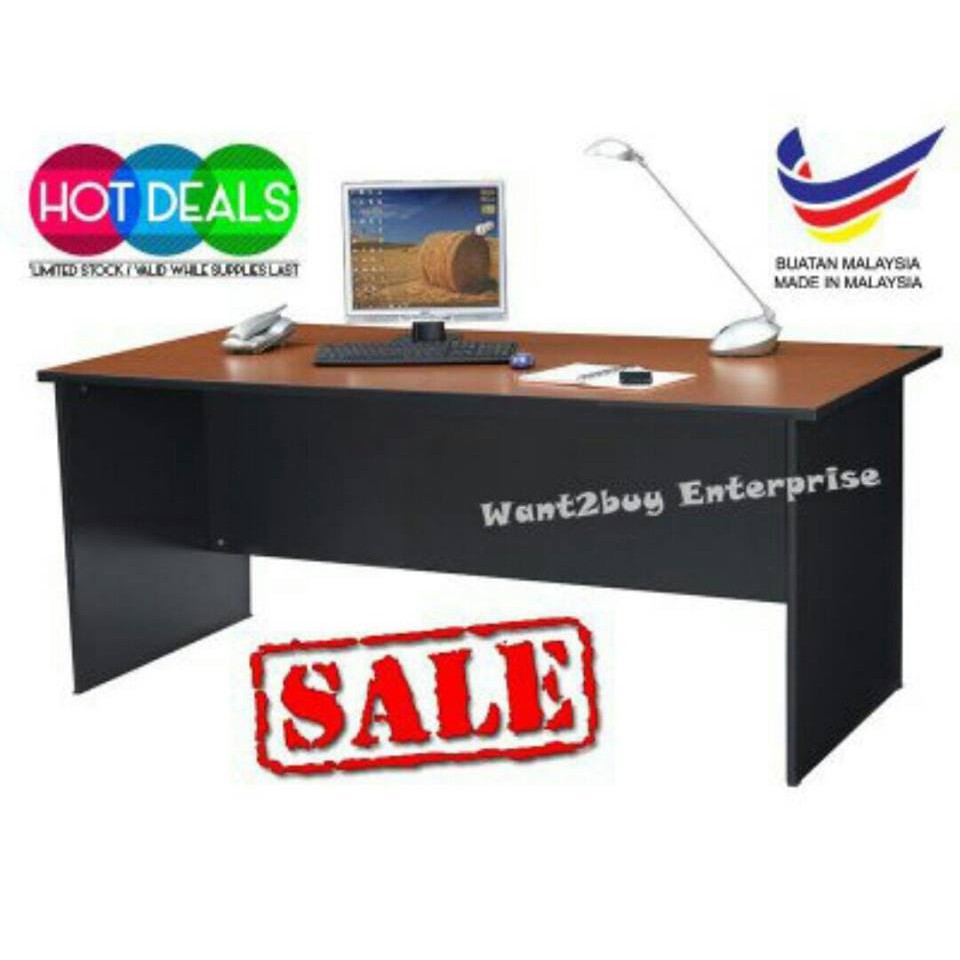 A Series 4 Feet Writing Office Study Computer Table | Shopee Malaysia