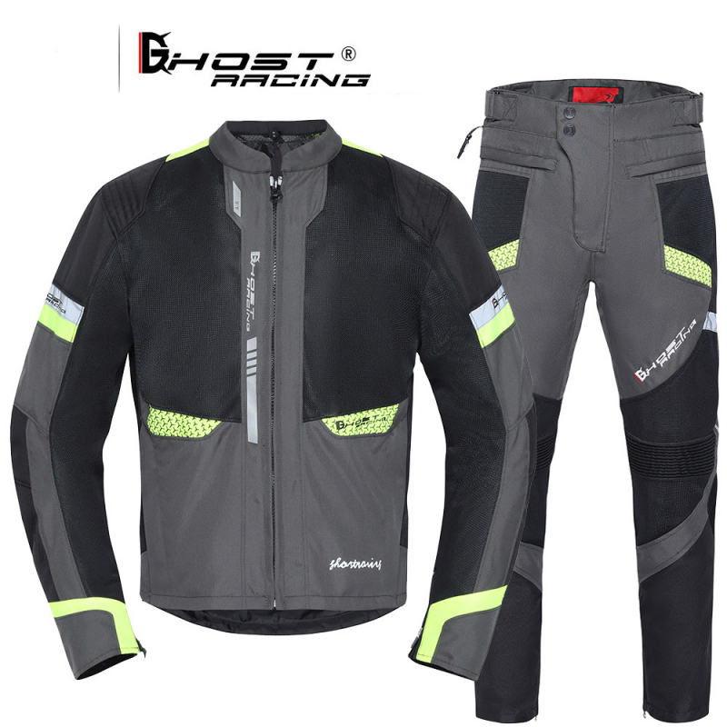 GHOST RACING motorcycle waterproof jacket men's jacket breathable mesh ...