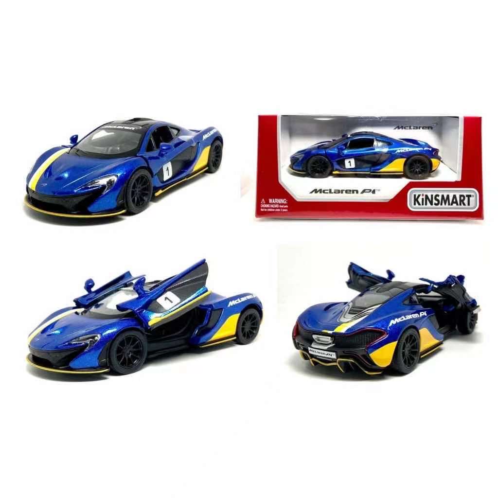 New Kinsmart 5" McLaren P1 Diecast Model Toy Car Pull Action 1