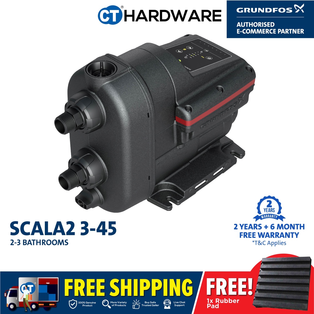 Grundfos SCALA2 3-45 Home Water Pressure Booster Pump | Shopee Malaysia