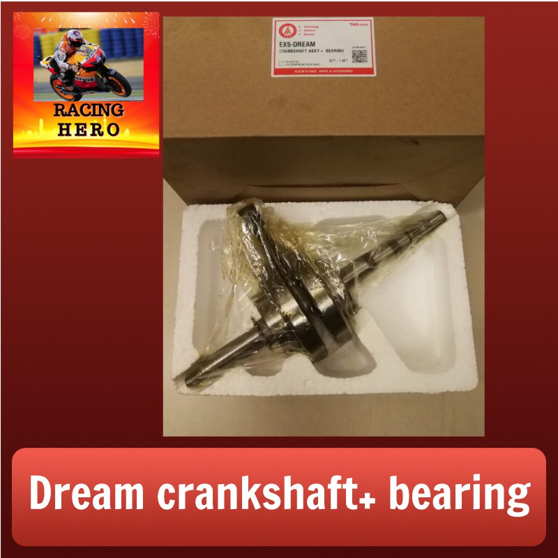 EX5 Dream crankshaft assy + bearing (TAG) Shopee Malaysia