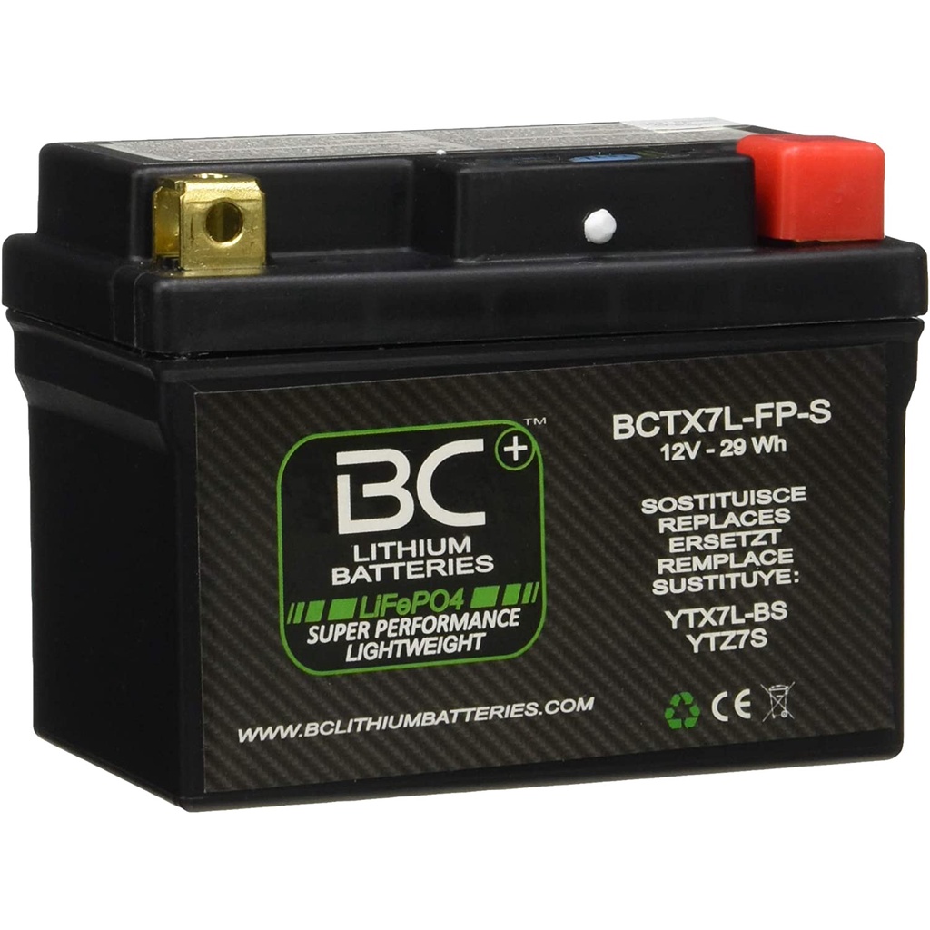 BC Lithium Batteries BCTX7L-FP-S LiFePO4 Motorcycle Battery | Shopee ...