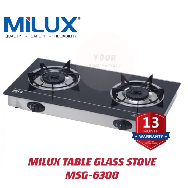 Midea Table Top Glass Stove MGST211G Gas Stove/ Stainless Steel Stove MGST211S / Milux Table