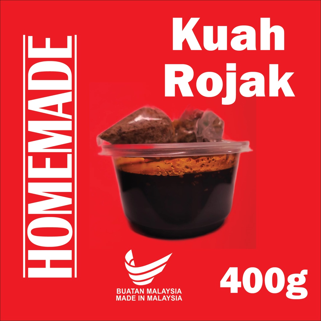 Kuah Rojak Colek Kacang Che Tah Kampung Homemade Kuah Pekat 400g [Ready ...