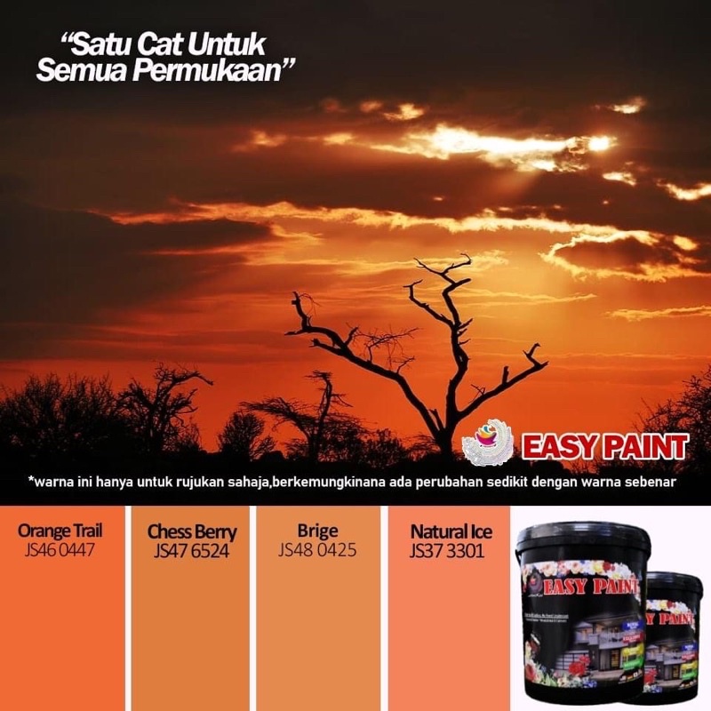 EASY PAINT (Tidak perlukan lapisan putih) Shopee Malaysia