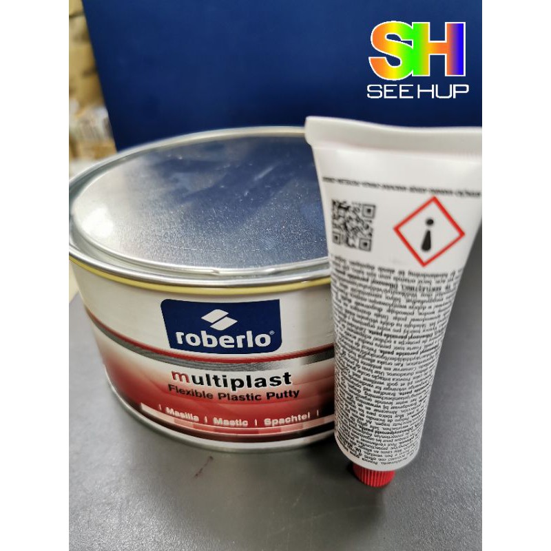 Fast drying putty to repair any kind of plastic - ROBERLO