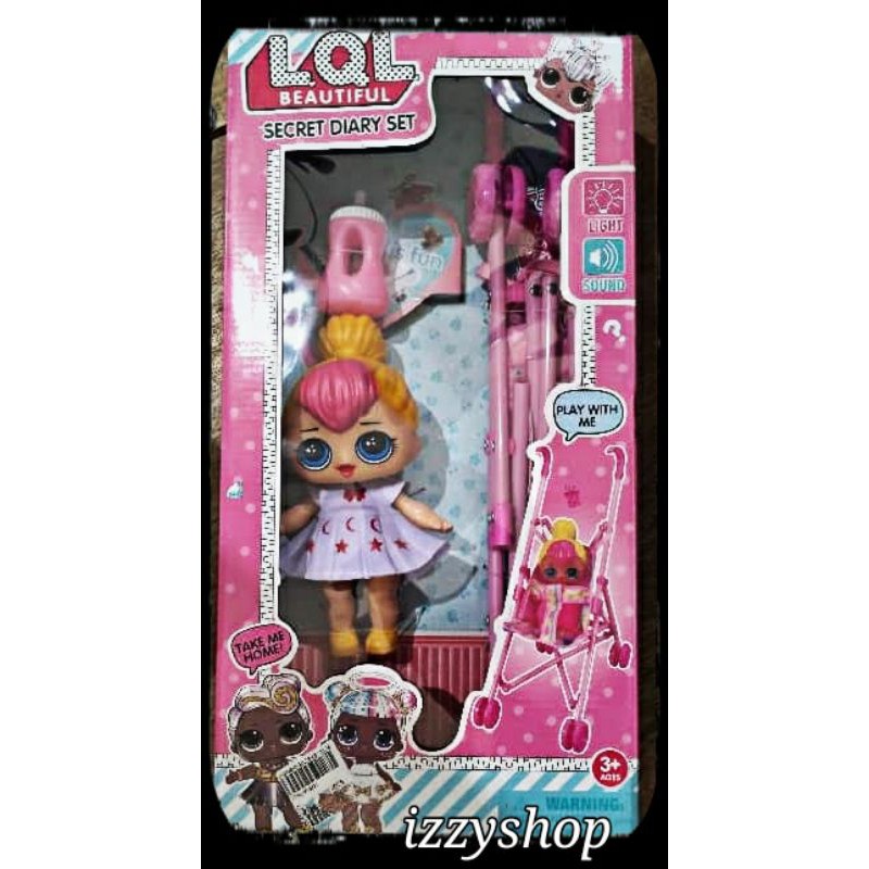 LOL Doll With Stroller Set Shopee Malaysia