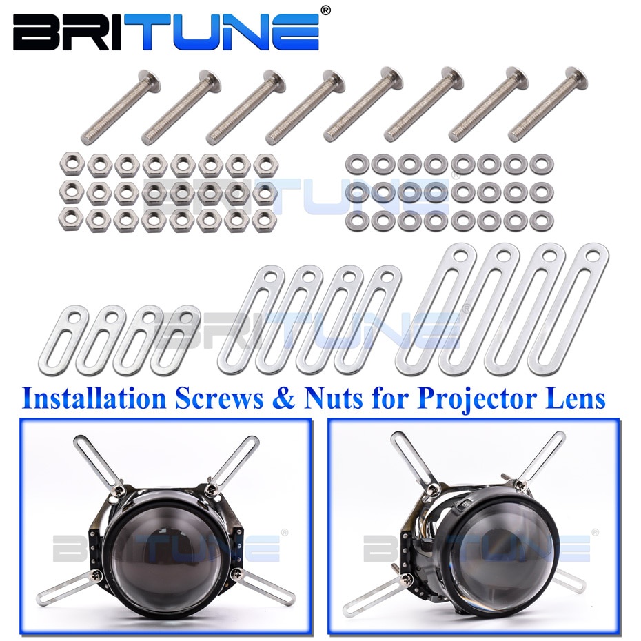 Projector Lens Connecting Plates For Hella 3R 5/Koito Q5 Headlight ...