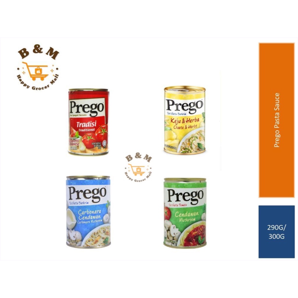 Prego Traditional Pasta Sauce Can 300g