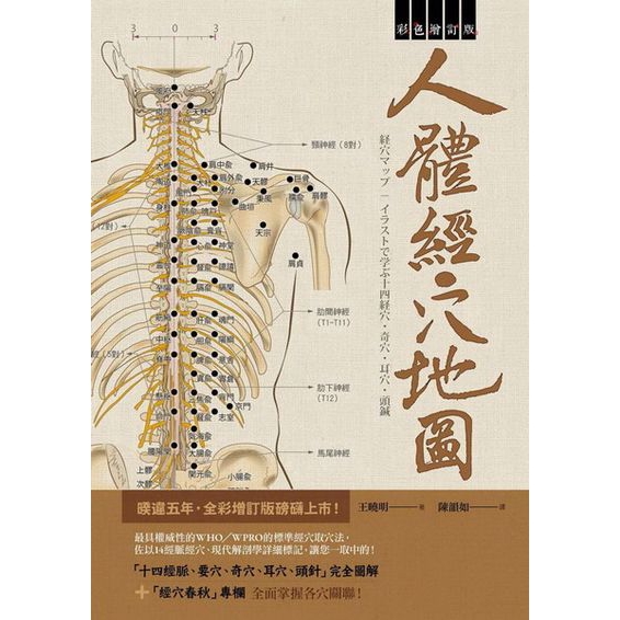 Human Body Meridian Point Map (Color Updated 2014 Edition) (Wang ...