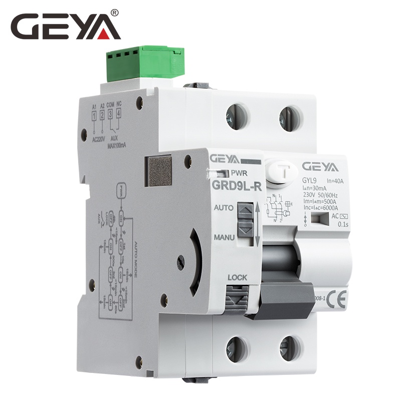 GEYA GRD9L R Type Auto Reclosing Device 2P RCD Remote Control Circuit ...