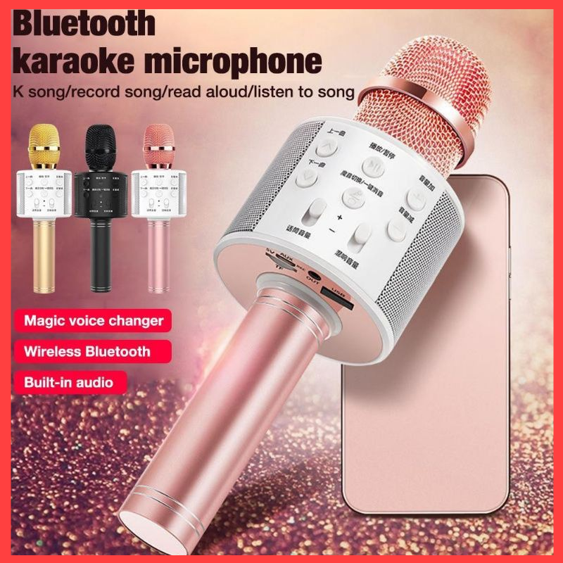 KARAOKE WIRELESS MICROPHONE KTV WS858 WIRELESS K6 Q008 MICROPHONE