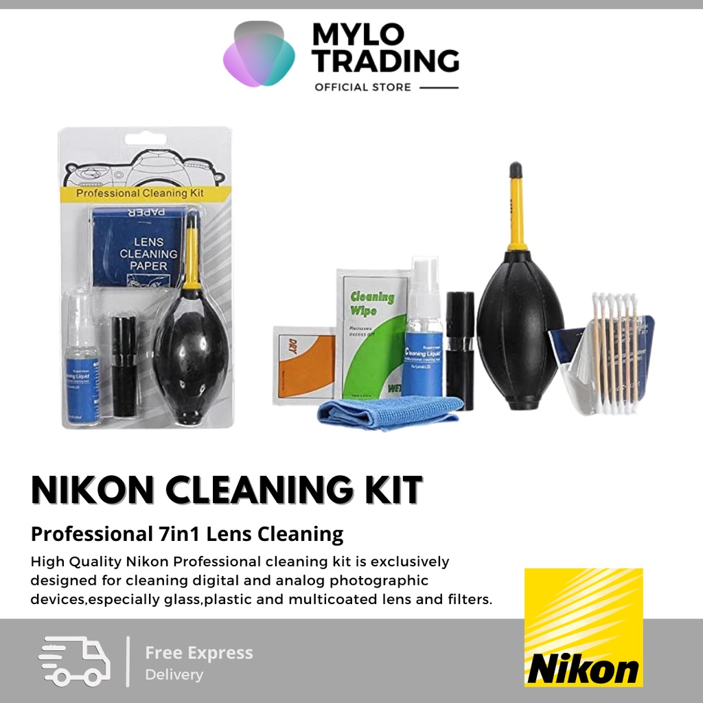 Nikon 7 In 1 Camera Lens Cleaning Kit For DSLR Cameras Shopee Malaysia