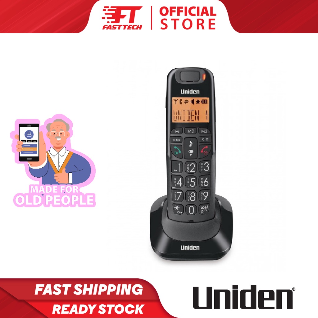 [NEW ARRIVAL] Uniden Elderly Senior Friendly Cordless DECT Speaker