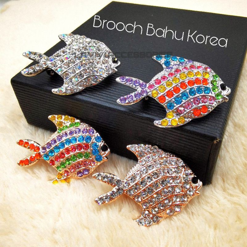1pc Premium Kerongsang Pin Tudung Brooch Bahu Muslimah Korea Design ...
